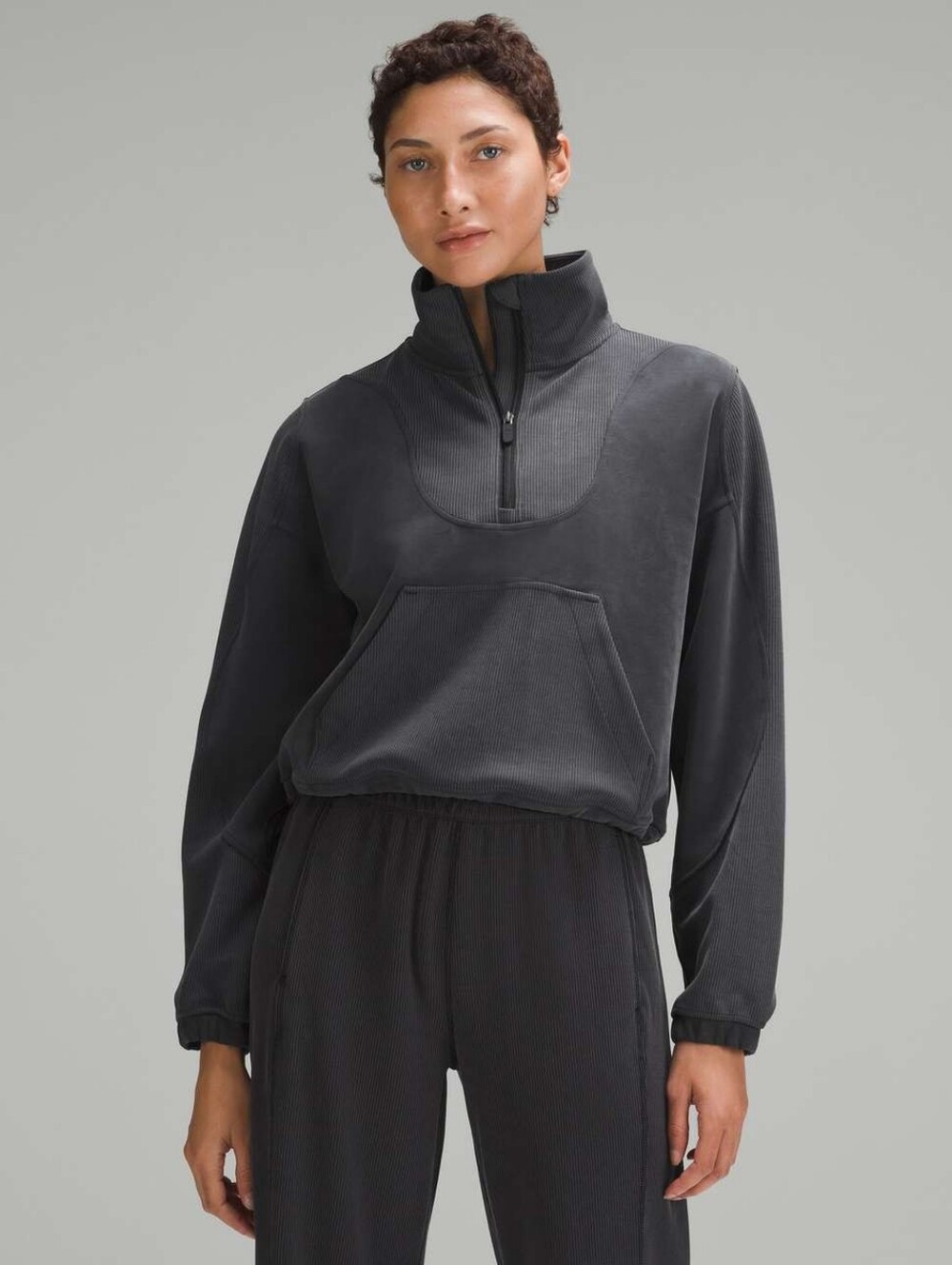 Lululemon Brushed Softstreme Ribbed Half Zip